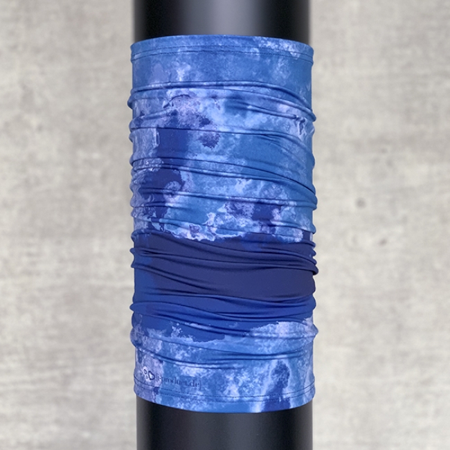 Multifunktionsschal Batik Struktur Navy