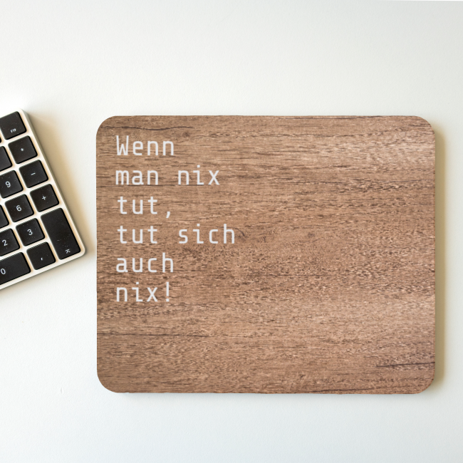 MousePAD "tut sich nix" in HOLZ Optik