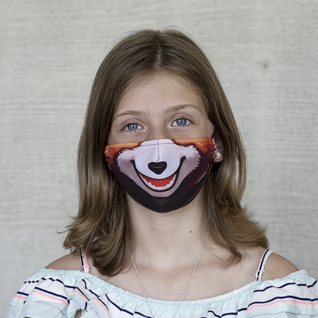 Kindermaske TIVOLA "Roter Panda 1"