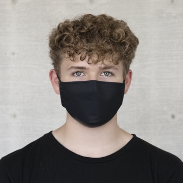 Maske UNI BLACK ANTIVIRAL